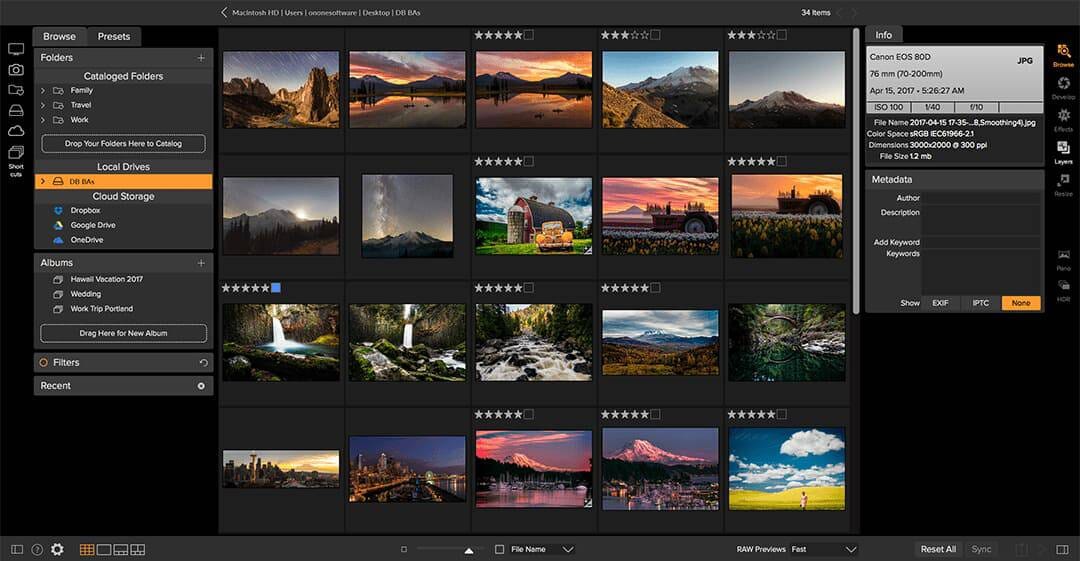 top free photo editing and organizing software for mac