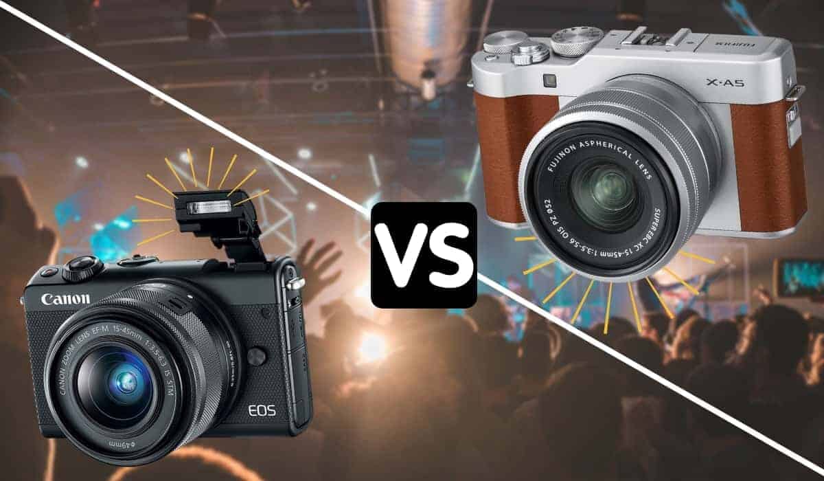 Comparing The Canon Eos M100 Vs Fujifilm X A5 Mirrorless Camera