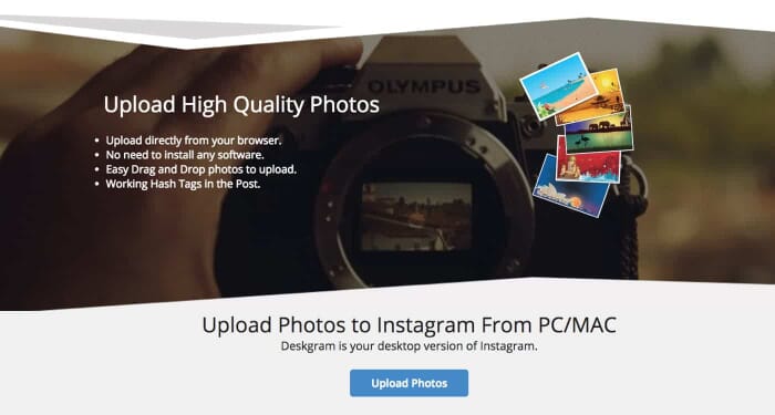 Deskgram Upload Your Photos to Instagram from PC/Mac