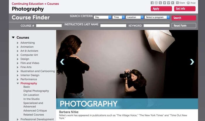 Free Online Photography Course by the School of Visual Arts