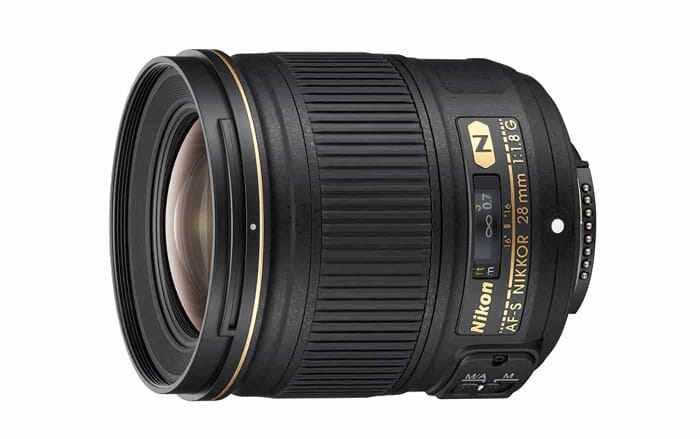 Nikon AF FX NIKKOR 28mm f/1.8G Compact Wide-angle Prime Lens with Auto Focus for Nikon DSLR Cameras