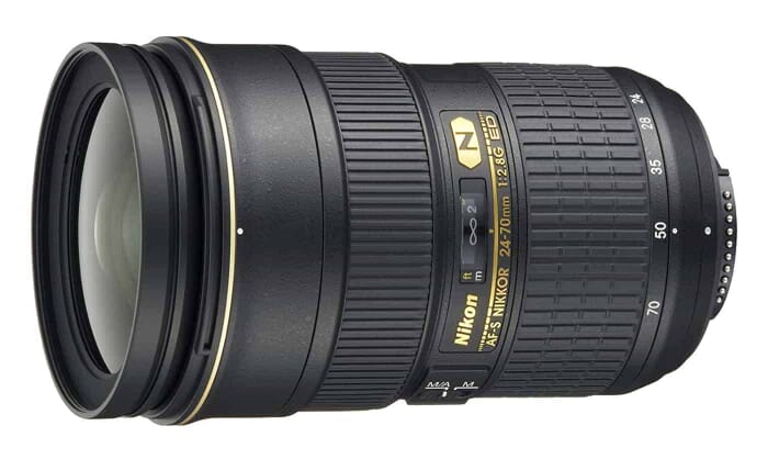 Nikon AF-S FX NIKKOR 24-70mm f/2.8G ED Zoom Lens with Auto Focus for Nikon DSLR Cameras