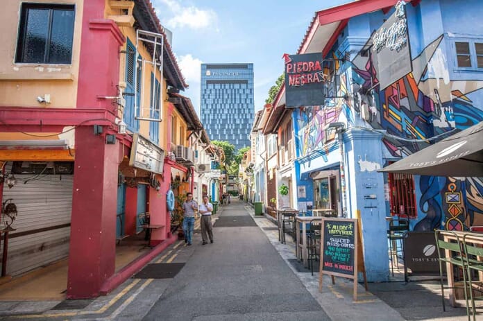 Haji Lane Singapore. Another great sport for traveling photographers.
