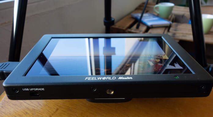 Ports on the Bottom of the Field Monitor: USB Upgrade (in case of software upgrade)