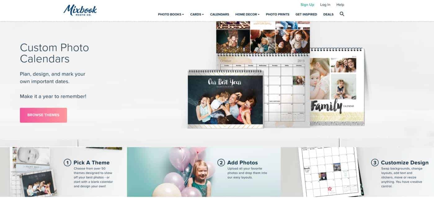 Mixbook.com Custom Photo Calendars Review