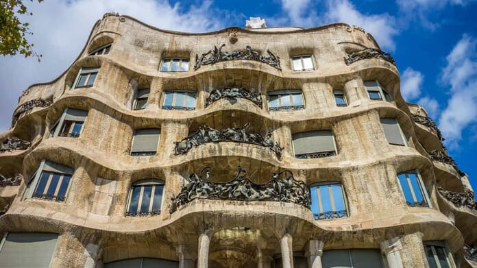 Photographing Casa Mila Barcelona