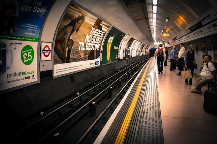 Best Places to Photograph in London - London Underground