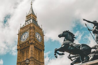 The Big Ben Clock Tower in London