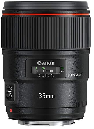 35mm lens capture scene