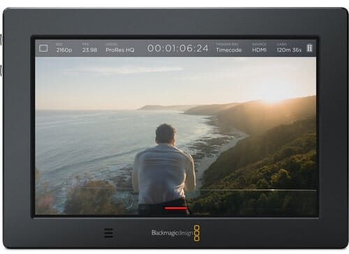 Example of field of view monitor