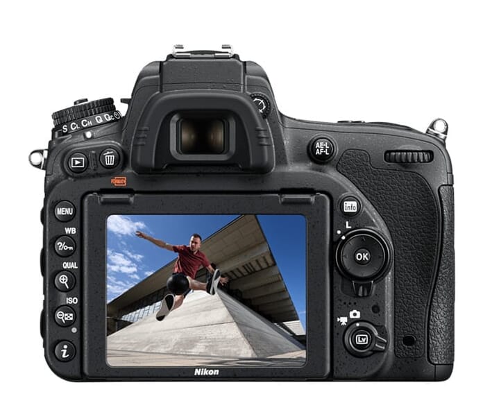 D750 back view