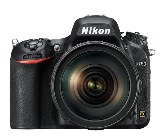 Nikon D750 front view
