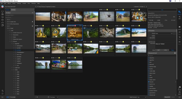 ON1 Resize 2018 Review - Basic Browser layout