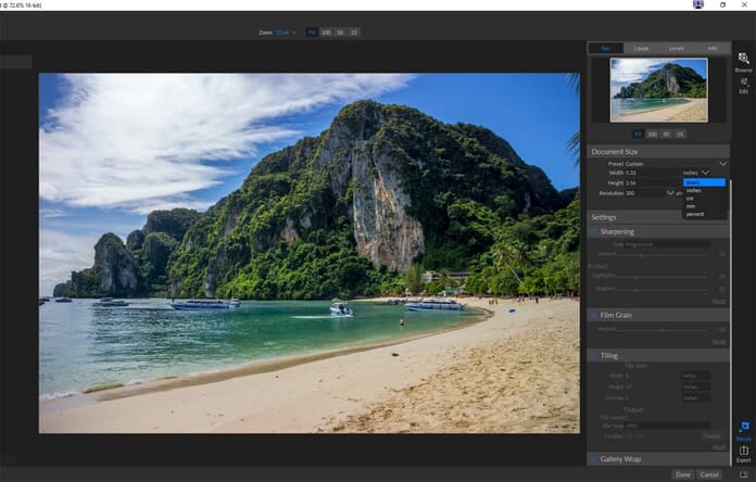 ON1 Resize 2018 Review - Settings