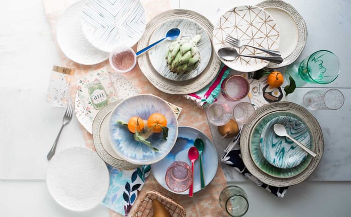 plages flat lay