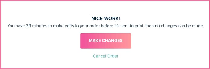 Mixbook mistake correction