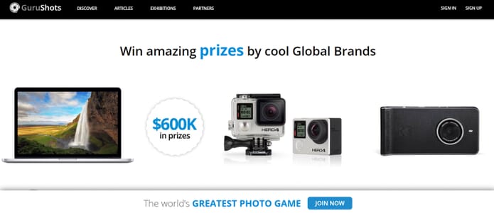 GuruShots prizes