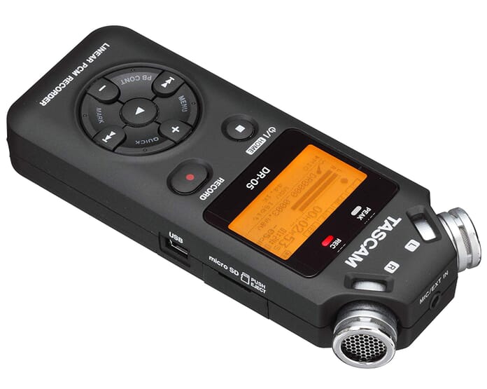 front view of Tascam DR-05