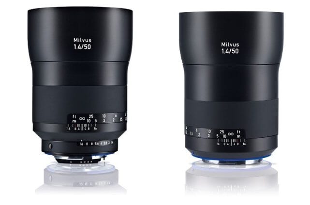 Zeiss Milvus 50mm f/1.4 ZE canon lens
