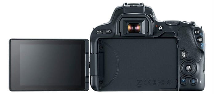 EOS Rebel SL2 Screen Flipped Out