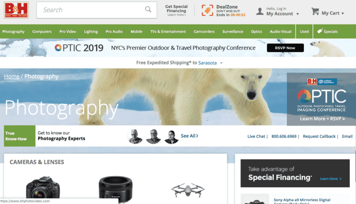 best online camera store