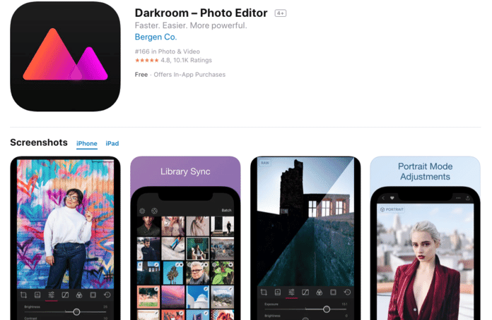 photo editing app