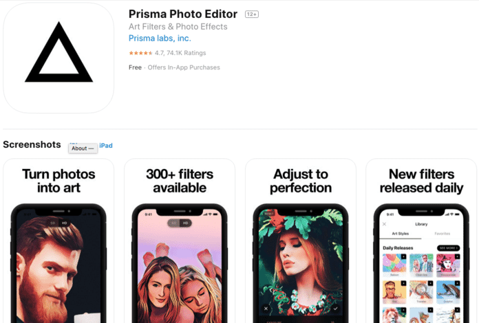 photo editing app