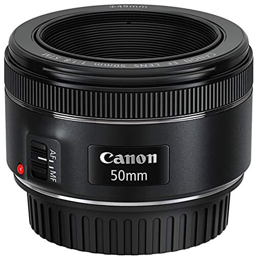 Canon 50mm lens photography gear