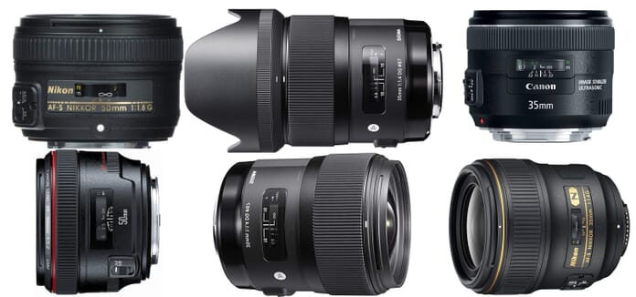 several quality lenses