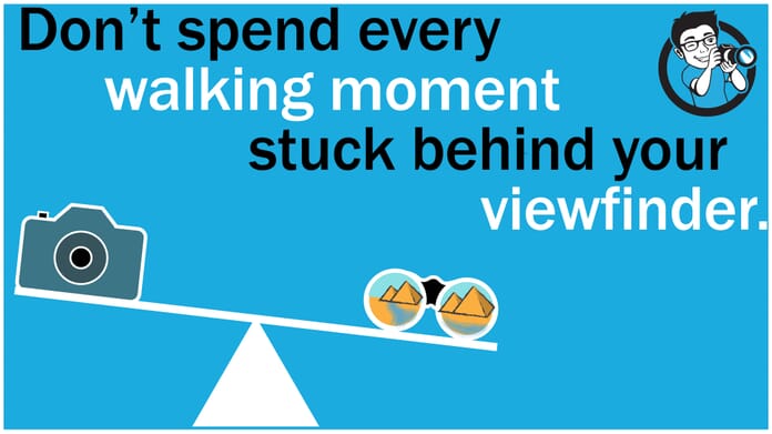 Photography travel balance