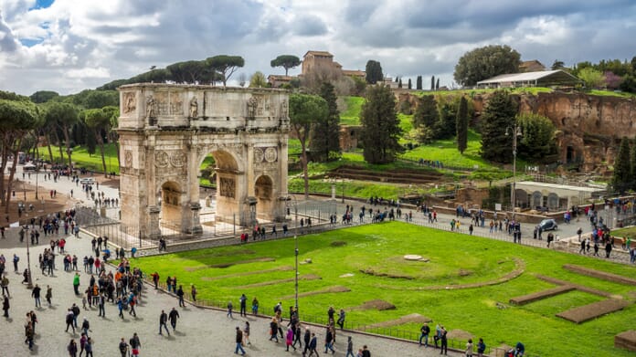 Travel photography tips - Arch of Constantine