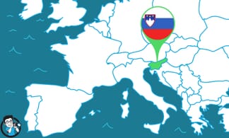 Map Showing Ljubljana