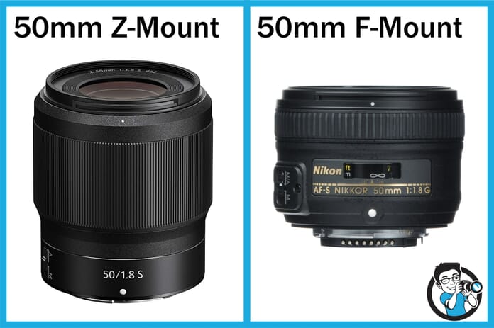 50 mm Z and F Mounts