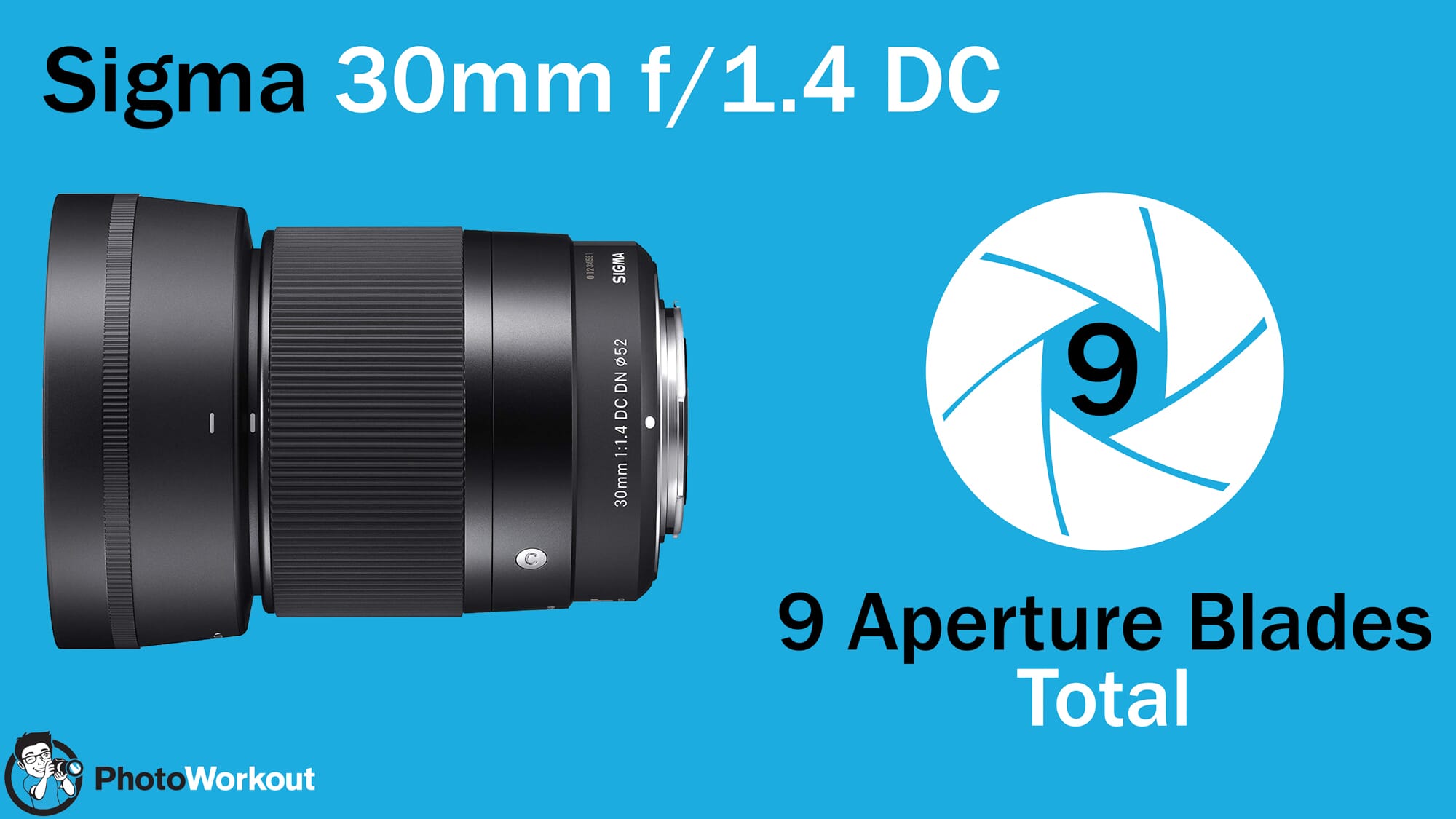 Sigma 30 9 Aperture Blades