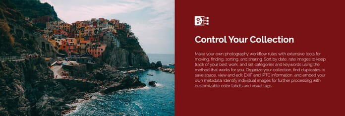 ACDSee Controls best photo organization software for mac