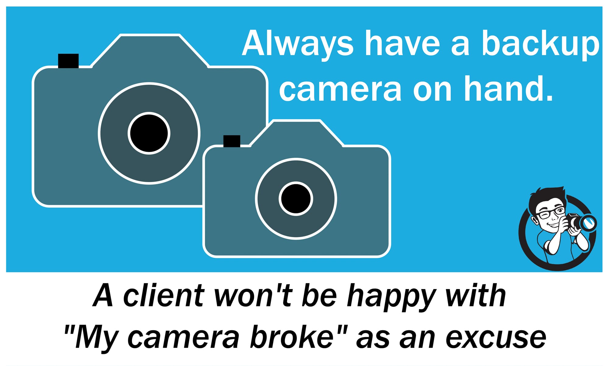 quote backup camera professional photography equipment