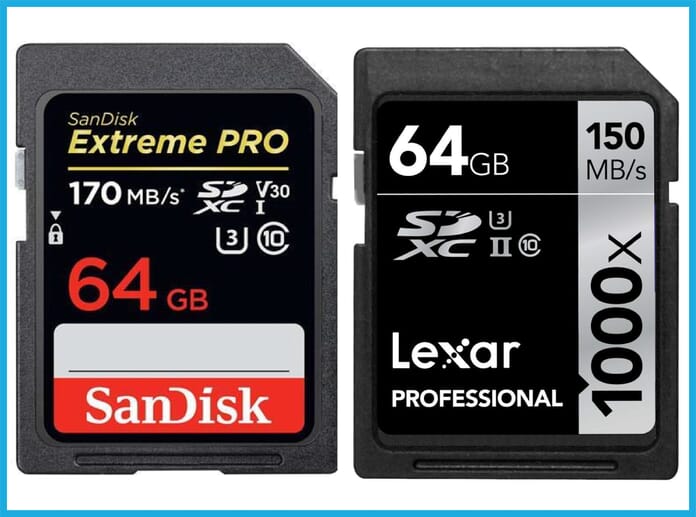 professional sd cards professional photography equipment