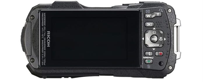 Ricoh WG 60 takimmainen Makrokamera