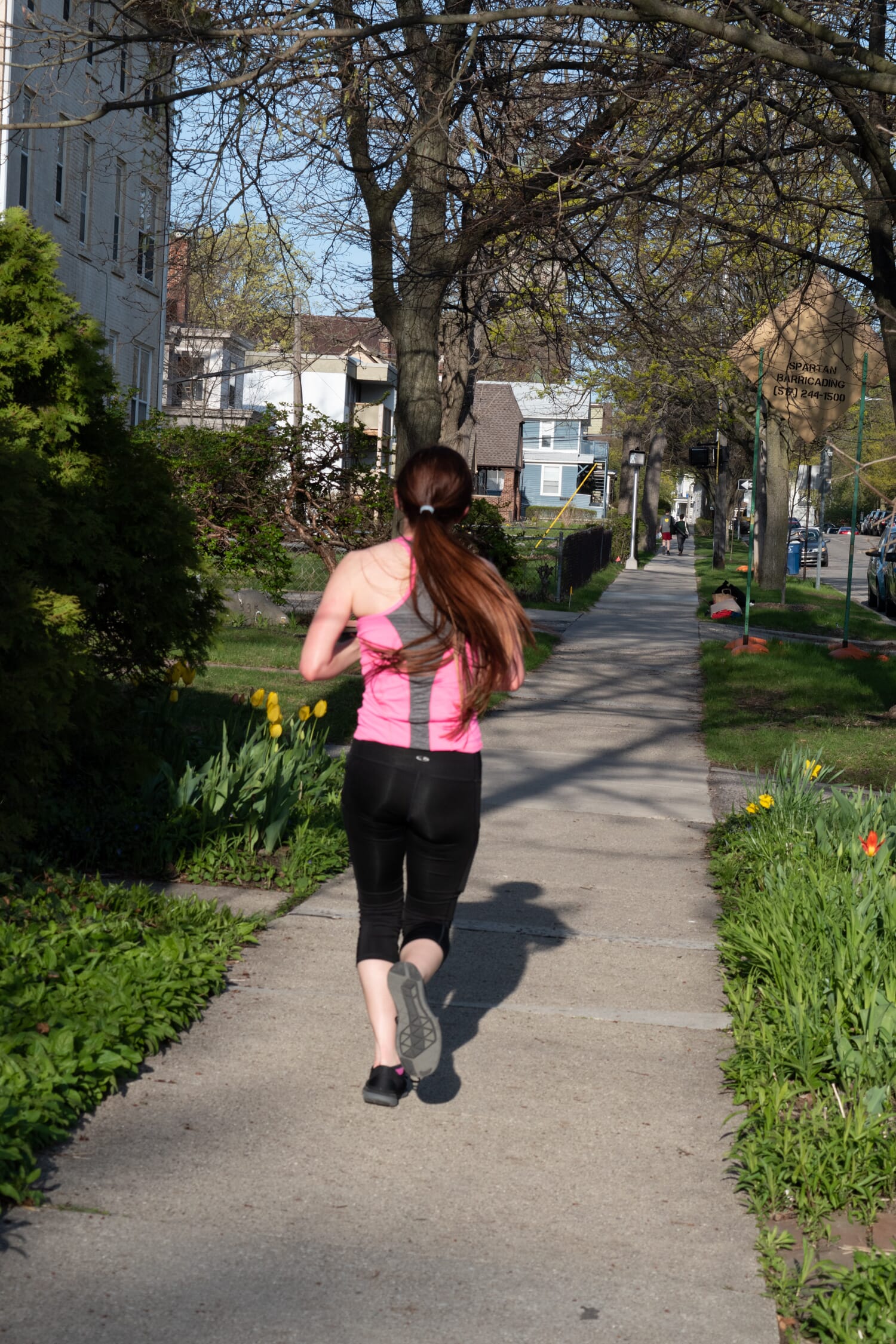 Woman running