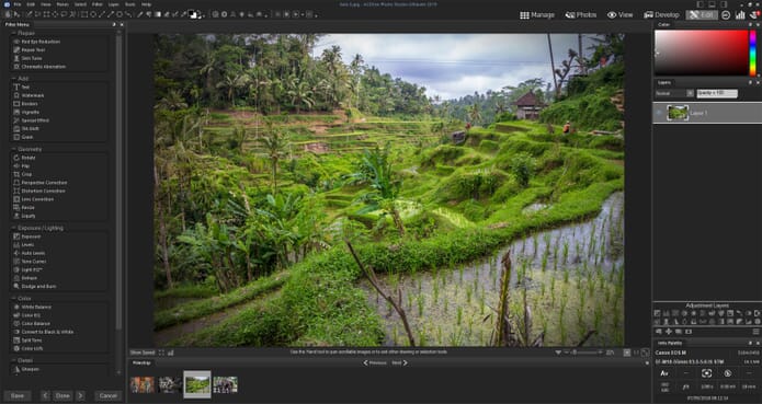 ACDSee Photo Studio Ultimate Review - Edit Tab