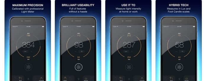 lux light meter for iphone