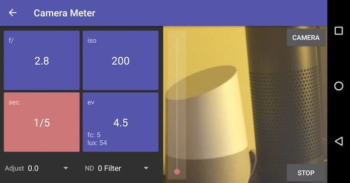 light meter free on android