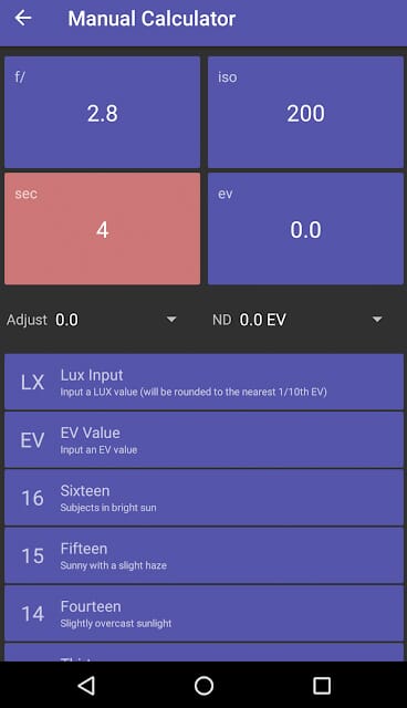light meter free on android