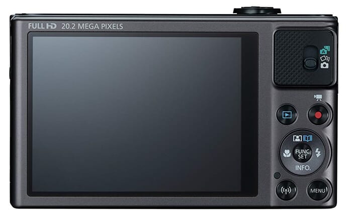 SX620 rear best point and shoot camera under 300