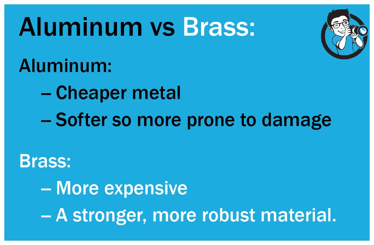 Aluminium vs Mosiądz