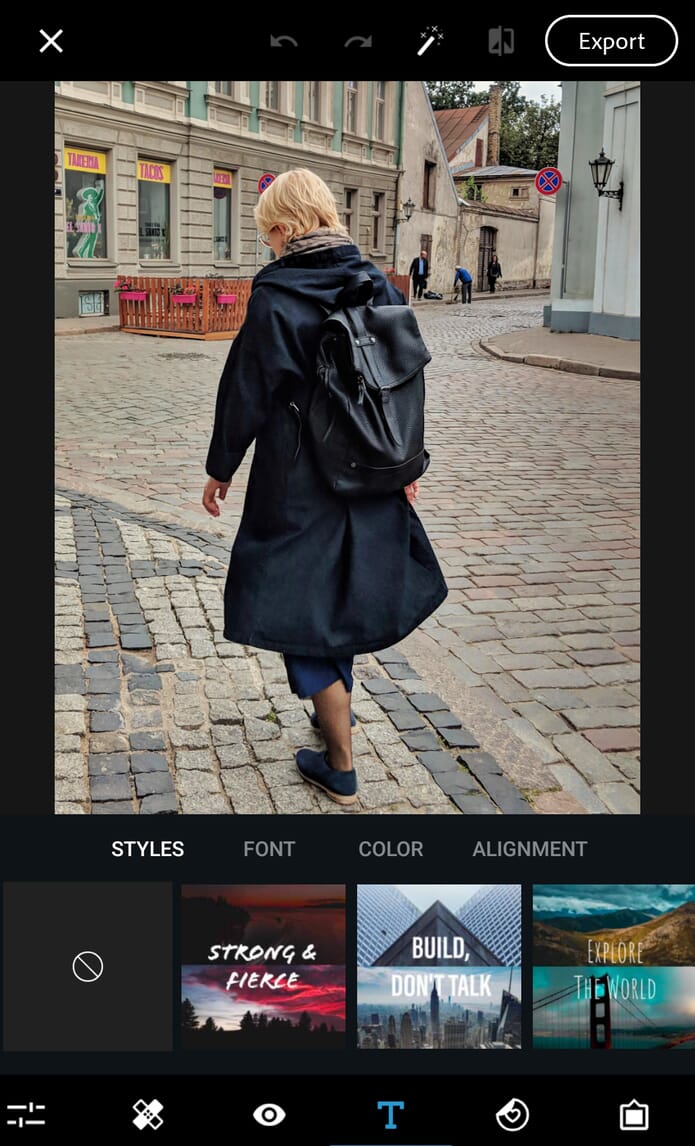Photoshop Express Type