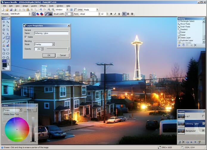 Best Photoshop alternatives - Paint.net