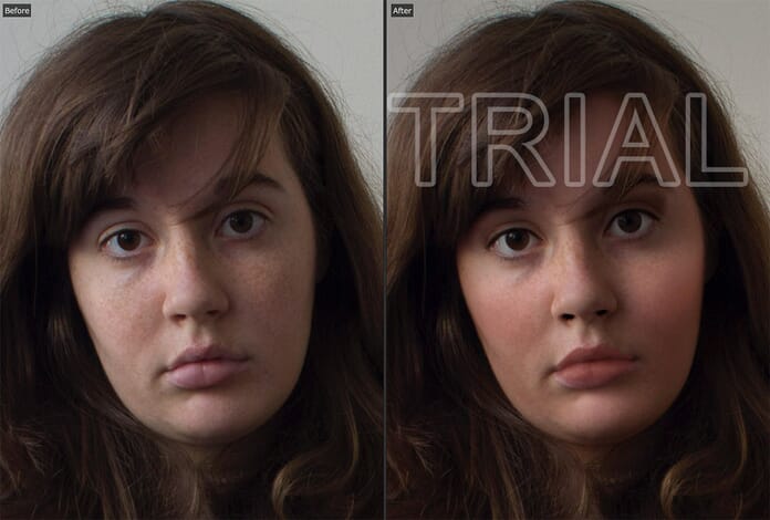 PortraitPro 18 makeup application