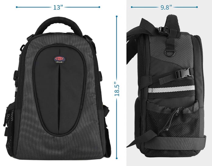 Baoluo anti-theft camera bag measurements