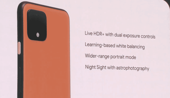 Pixel 4 Camera summary